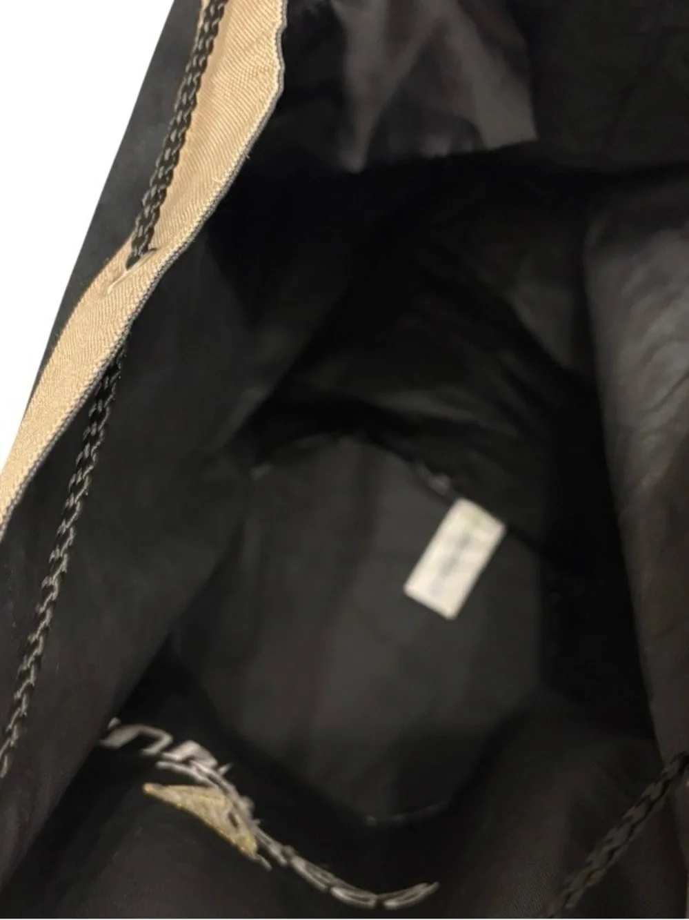 Guinness Black Drawstring Travel/Gym Backpack/Bag